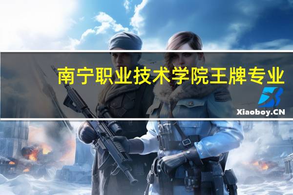 南宁职业技术学院王牌专业