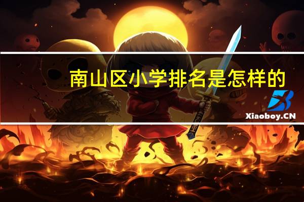 南山区小学排名是怎样的