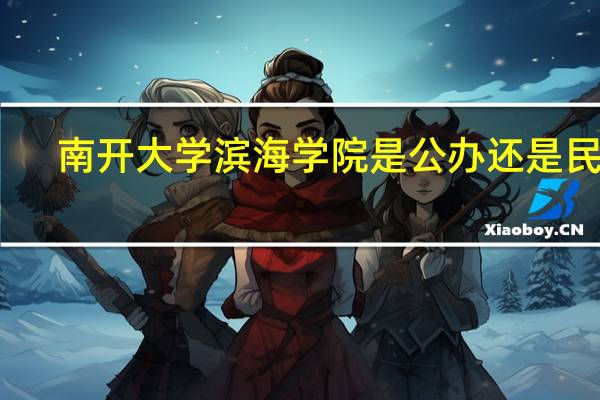 南开大学滨海学院是公办还是民办