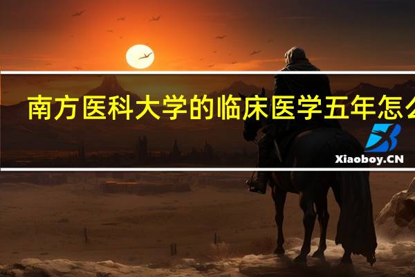南方医科大学的临床医学五年怎么样