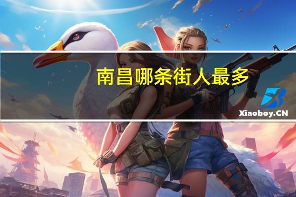 南昌哪条街人最多