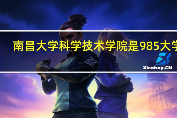 南昌大学科学技术学院是985大学吗