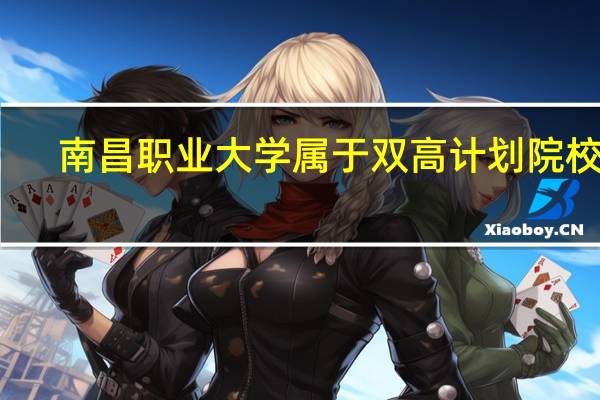 南昌职业大学属于双高计划院校吗