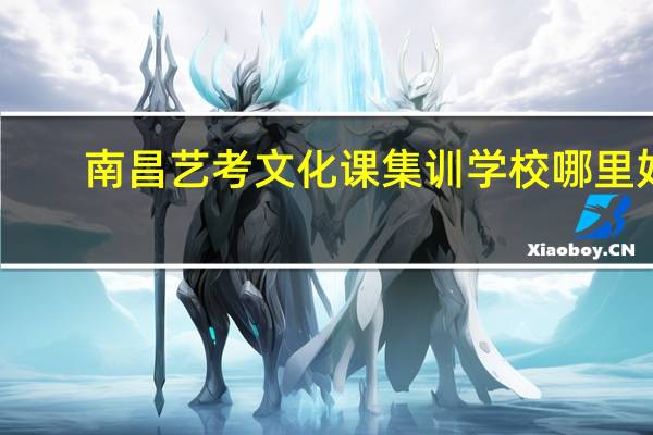 南昌艺考文化课集训学校哪里好