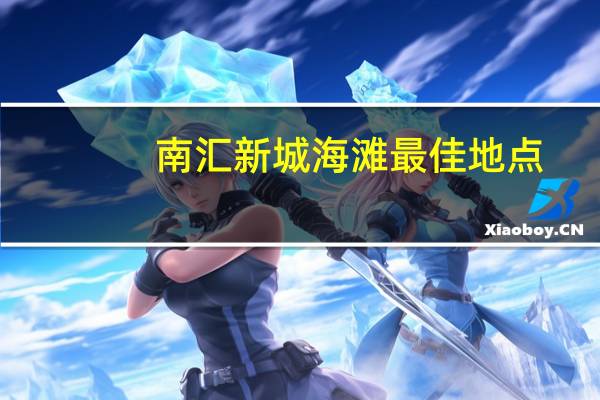 南汇新城海滩最佳地点