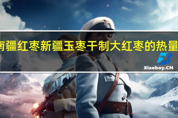 南疆红枣 新疆玉枣干制大红枣的热量是多少