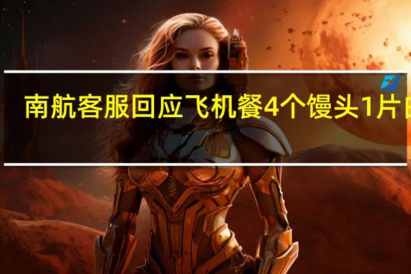 南航客服回应飞机餐4个馒头1片白菜:不同航线不一样白菜是防止馒头烤糊