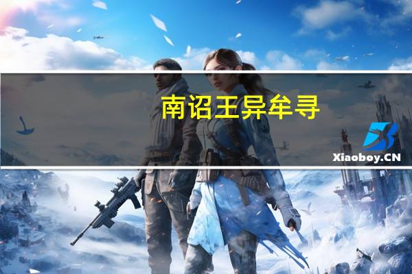 南诏王异牟寻（南诏王）