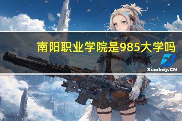 南阳职业学院是985大学吗