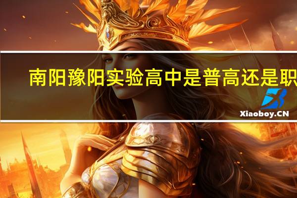 南阳豫阳实验高中是普高还是职高