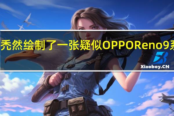 博主熊猫很禿然绘制了一张疑似OPPOReno9系列的相机布局图