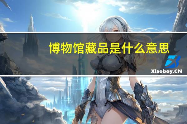 博物馆藏品是什么意思