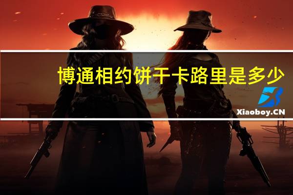 博通 相约饼干卡路里是多少