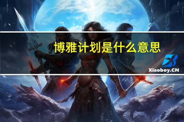 博雅计划是什么意思