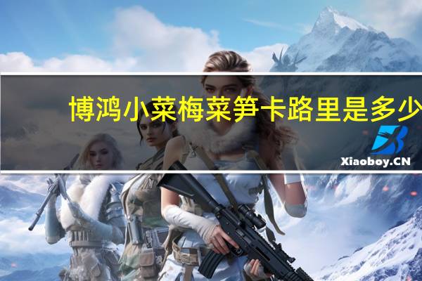 博鸿小菜 梅菜笋卡路里是多少