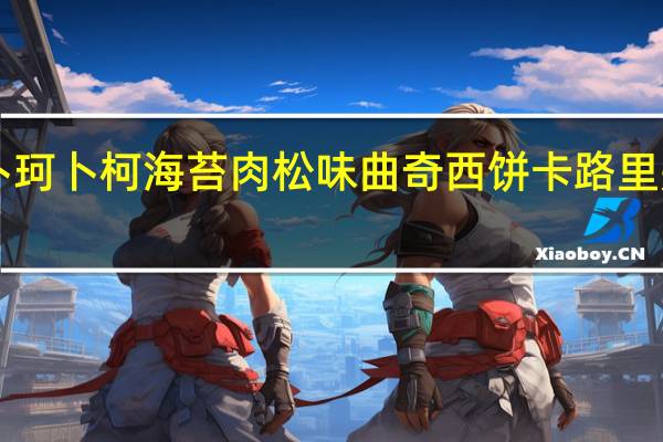 卜珂 卜柯 海苔肉松味曲奇西饼卡路里是多少