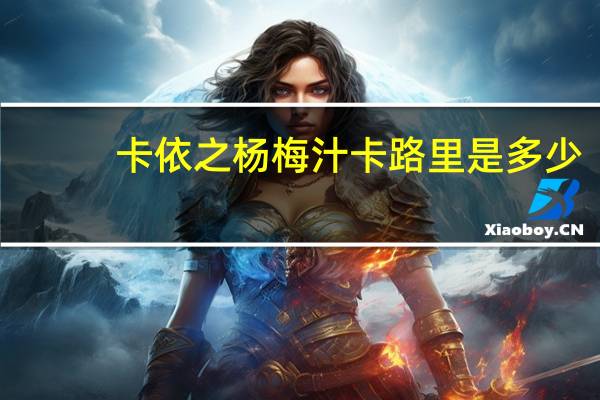卡依之 杨梅汁卡路里是多少