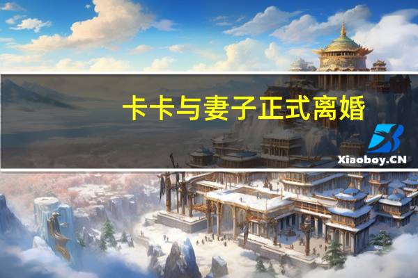 卡卡与妻子正式离婚（关于卡卡与妻子正式离婚的介绍）