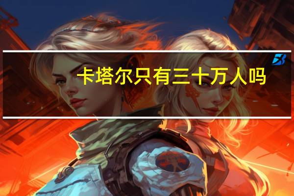 卡塔尔只有三十万人吗