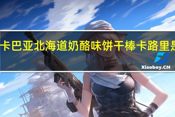 卡巴亚 北海道奶酪味饼干棒卡路里是多少