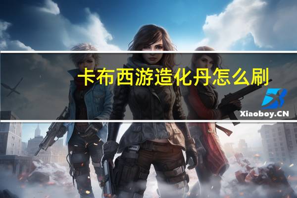 卡布西游造化丹怎么刷（卡布西游修改器刷卡布币）