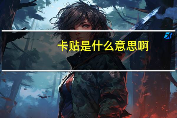 卡贴是什么意思啊（卡贴是什么）