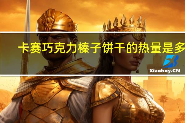 卡赛 巧克力榛子饼干的热量是多少