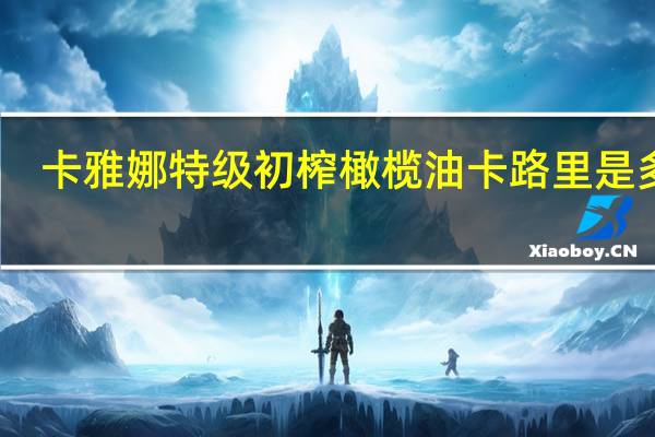 卡雅娜 特级初榨橄榄油卡路里是多少