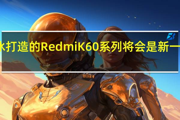 卢伟冰打造的RedmiK60系列将会是新一代爆款机型
