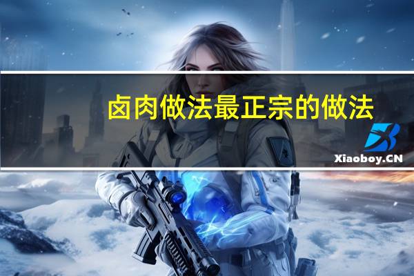 卤肉做法 最正宗的做法（卤肉的做法最正宗的做法）