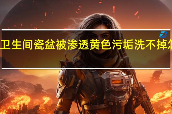 卫生间瓷盆被渗透黄色污垢洗不掉怎么办