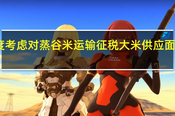 印度考虑对蒸谷米运输征税大米供应面临新威胁