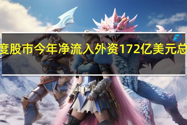 印度股市今年净流入外资172亿美元总市值达3.75万亿美元创新高