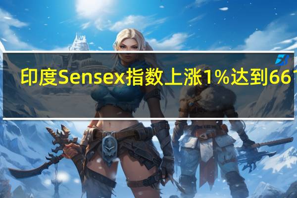 印度Sensex指数上涨1%达到66166.90点