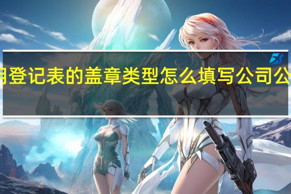 印章使用登记表的盖章类型怎么填写 公司公章使用登记表