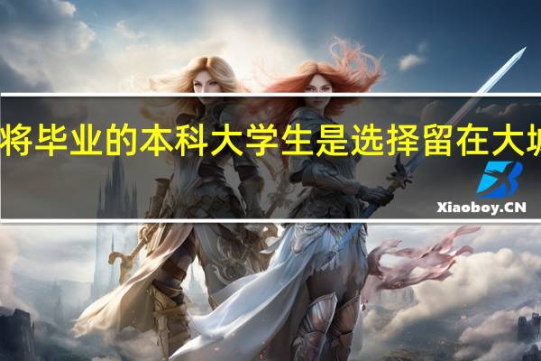 即将毕业的本科大学生是选择留在大城市打拼，还是回家