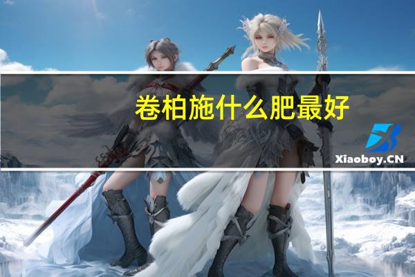 卷柏施什么肥最好