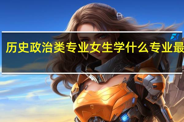 历史政治类专业女生学什么专业最吃香