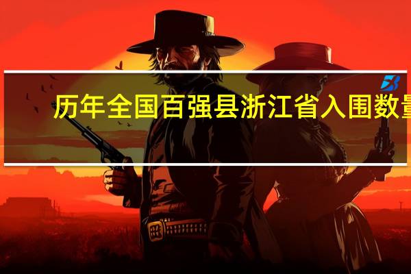 历年全国百强县浙江省入围数量