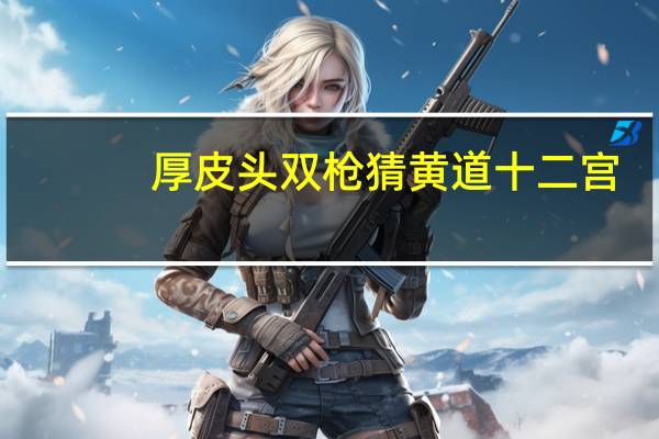 厚皮头双枪猜黄道十二宫