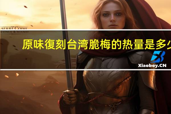 原味復刻台湾脆梅的热量是多少