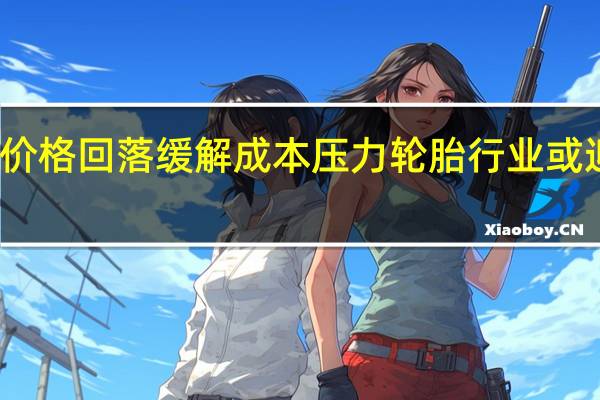 原材料价格回落缓解成本压力 轮胎行业或迎来业绩修复