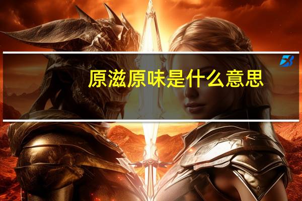 原滋原味是什么意思