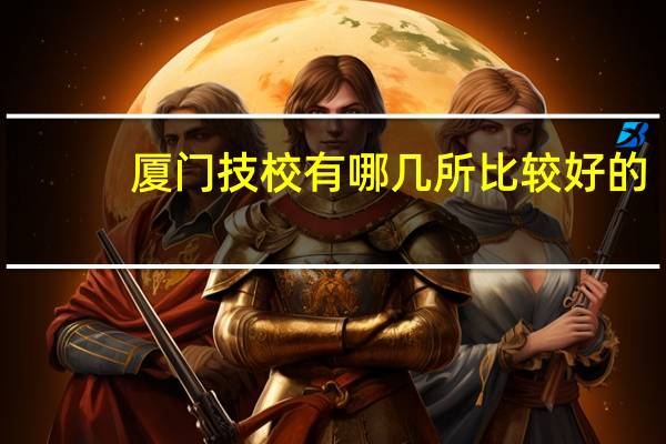 厦门技校有哪几所比较好的