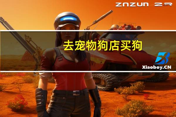 去宠物狗店买狗