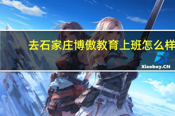 去石家庄博傲教育上班怎么样