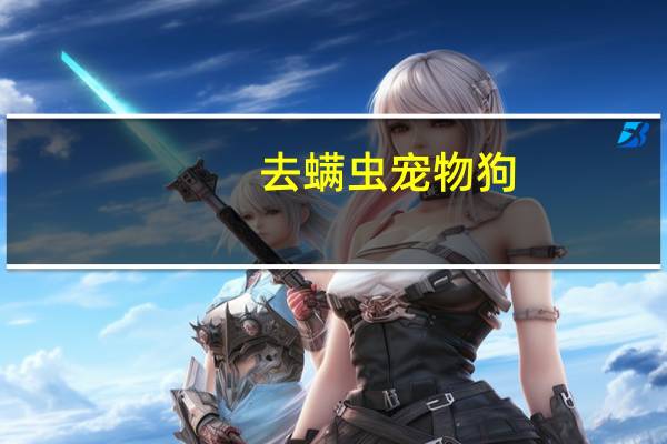 去螨虫宠物狗