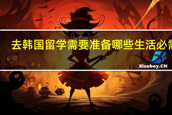 去韩国留学需要准备哪些生活必需品
