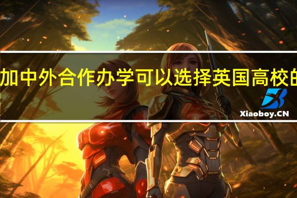 参加中外合作办学可以选择英国高校的课程吗
