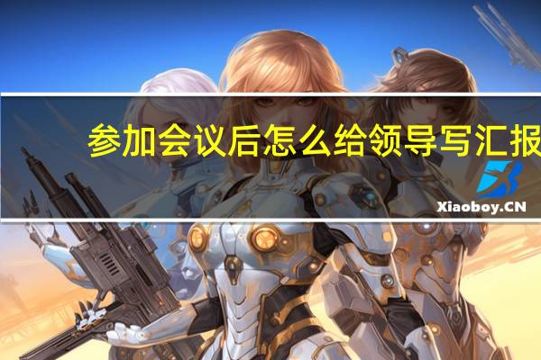 参加会议后怎么给领导写汇报